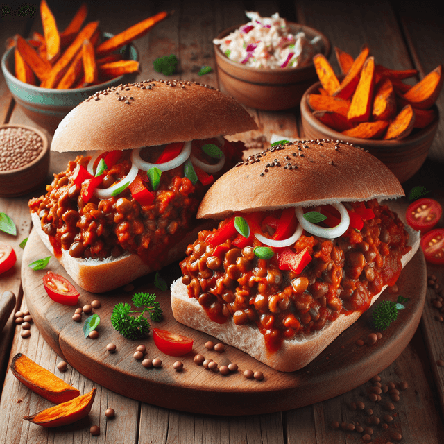 Vegan Lentil Sloppy Joes