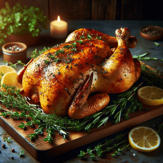 Lemon Herb Roasted Chicken